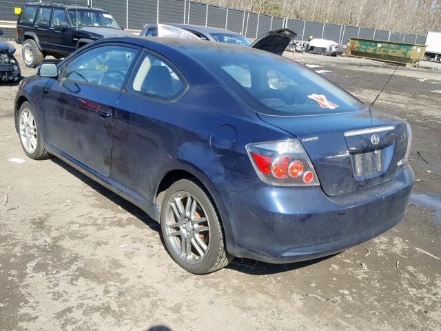 JTKDE167780235237 - 2008 TOYOTA SCION TC ლურჯი ფოტო 3