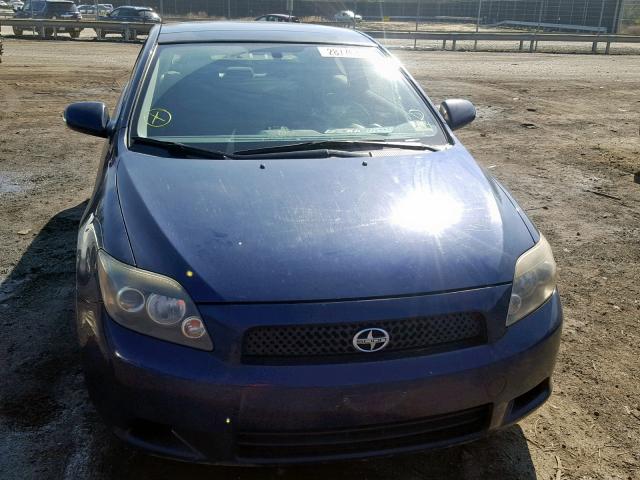 JTKDE167780235237 - 2008 TOYOTA SCION TC ლურჯი ფოტო 9