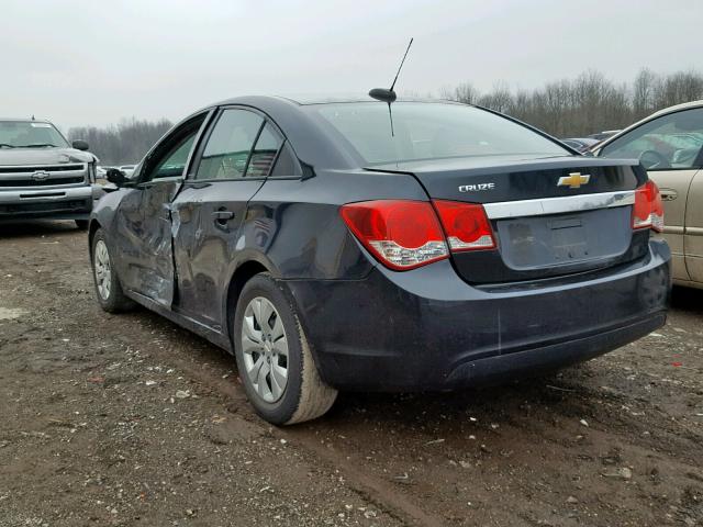 1G1PA5SH5F7133597 - 2015 CHEVROLET CRUZE LS BLACK photo 3