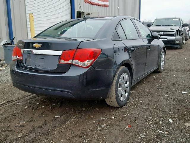 1G1PA5SH5F7133597 - 2015 CHEVROLET CRUZE LS BLACK photo 4