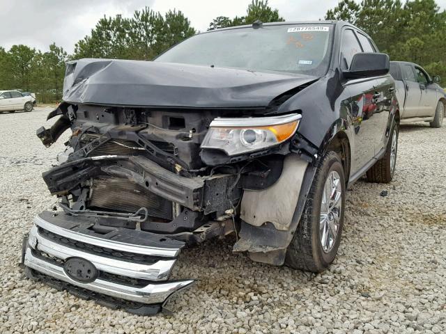 2FMDK3KC0BBA12196 - 2011 FORD EDGE LIMIT BLACK photo 2