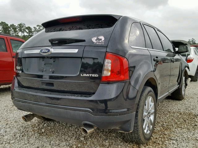 2FMDK3KC0BBA12196 - 2011 FORD EDGE LIMIT BLACK photo 4