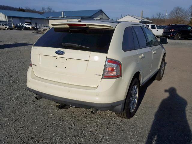 2FMDK39C47BA87836 - 2007 FORD EDGE SEL P CREAM photo 4