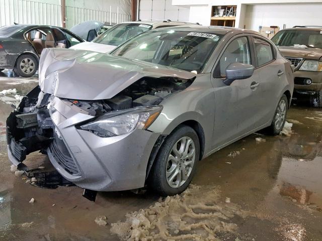 3MYDLBZV3GY119357 - 2016 TOYOTA SCION IA SILVER photo 2