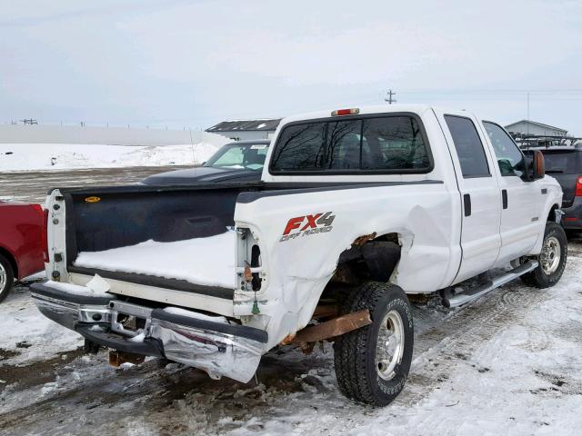 1FTSW31P13EC64212 - 2003 FORD F350 SRW S WHITE photo 4