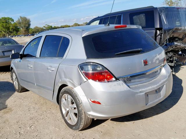 W08AR671785076317 - 2008 SATURN ASTRA XE SILVER photo 3