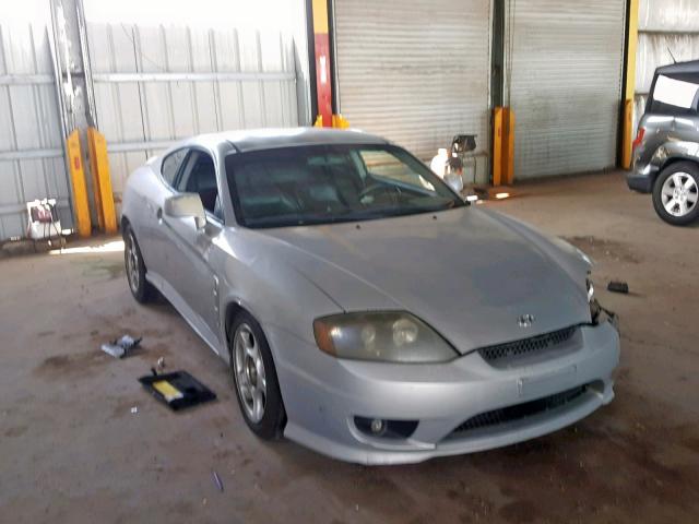 KMHHN65F16U218613 - 2006 HYUNDAI TIBURON GT SILVER photo 1