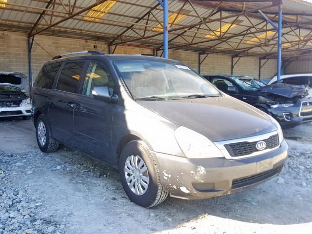 KNDMG4C75C6475304 - 2012 KIA SEDONA LX BLACK photo 1