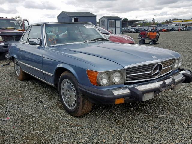 WDBBA45D9FA031533 - 1985 MERCEDES-BENZ 380 SL BLUE photo 1