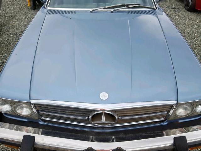 WDBBA45D9FA031533 - 1985 MERCEDES-BENZ 380 SL BLUE photo 7