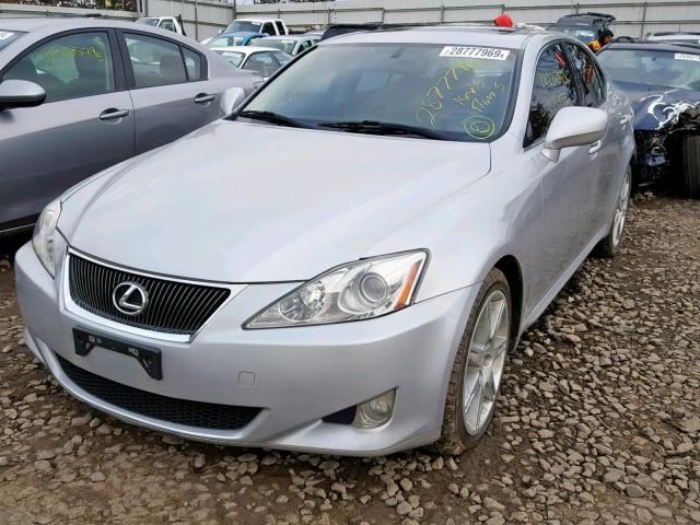 JTHCK262275012156 - 2007 LEXUS IS 250 SILVER photo 2