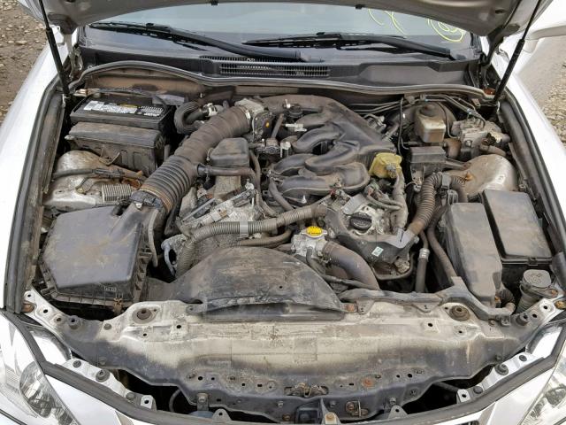 JTHCK262275012156 - 2007 LEXUS IS 250 SILVER photo 7