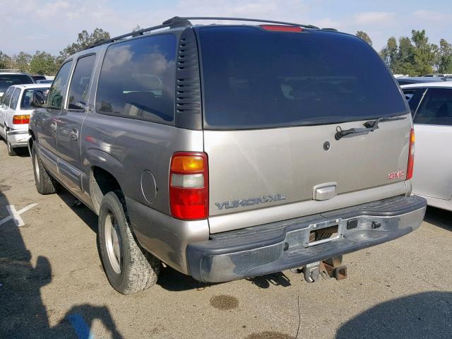 3GKEC16T72G274061 - 2002 GMC YUKON XL C GRAY photo 3