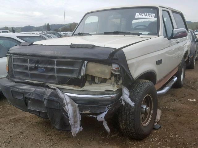 1FMEU15H7SLA50132 - 1995 FORD BRONCO U10 CREAM photo 2