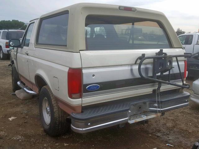 1FMEU15H7SLA50132 - 1995 FORD BRONCO U10 CREAM photo 3