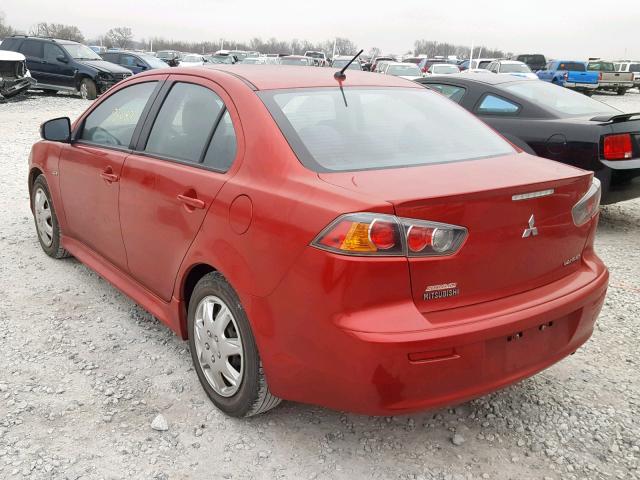 JA32U2FUXFU014412 - 2015 MITSUBISHI LANCER ES MAROON photo 3