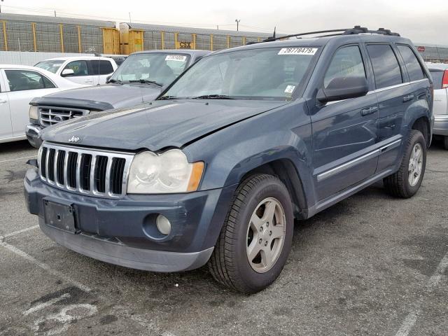 1J4HS582X6C337177 - 2006 JEEP GRAND CHER BLUE photo 2