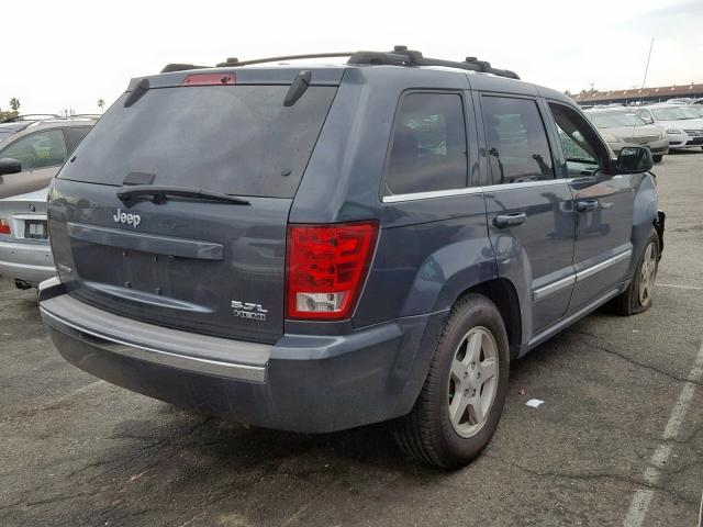 1J4HS582X6C337177 - 2006 JEEP GRAND CHER BLUE photo 4