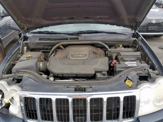 1J4HS582X6C337177 - 2006 JEEP GRAND CHER BLUE photo 7