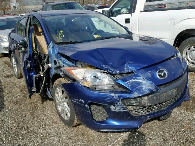 JM1BL1V86C1588649 - 2012 MAZDA 3 I BLUE photo 1