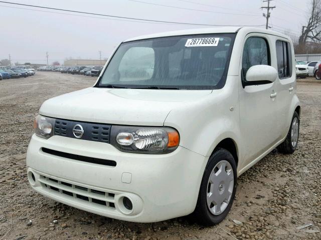 JN8AZ2KR4AT168746 - 2010 NISSAN CUBE BASE WHITE photo 2