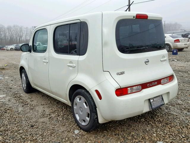 JN8AZ2KR4AT168746 - 2010 NISSAN CUBE BASE WHITE photo 3