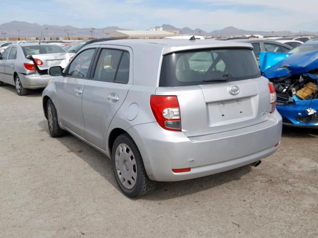 JTKKU10468J014196 - 2008 TOYOTA SCION XD SILVER photo 3