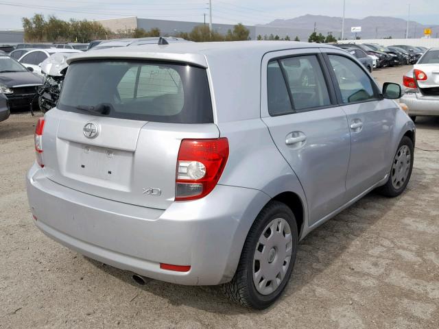 JTKKU10468J014196 - 2008 TOYOTA SCION XD SILVER photo 4