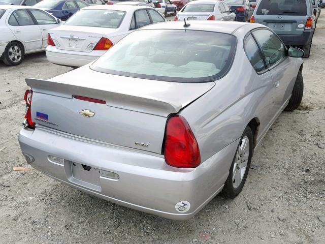 2G1WK16KX79294180 - 2007 CHEVROLET MONTE CARL SILVER photo 4