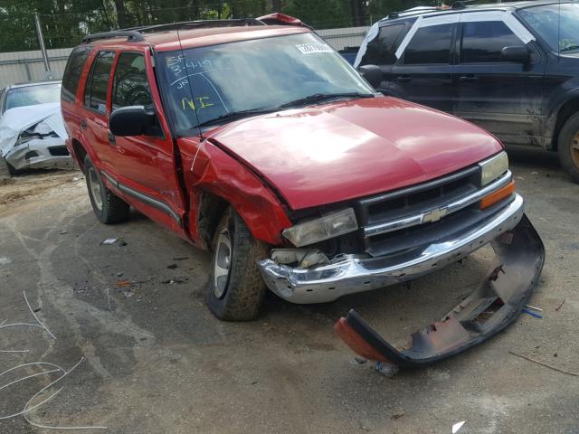 1GNCS13W2Y2128292 - 2000 CHEVROLET BLAZER RED photo 1