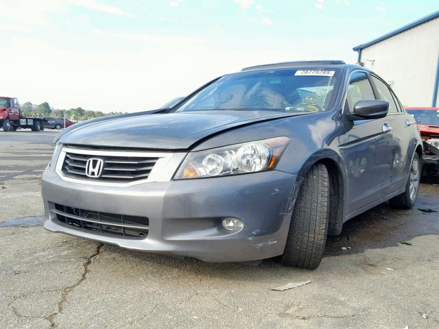 1HGCP36849A030943 - 2009 HONDA ACCORD EXL GRAY photo 2