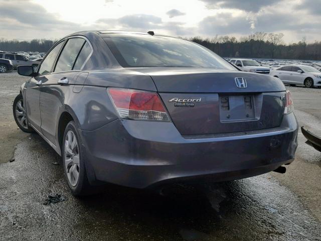 1HGCP36849A030943 - 2009 HONDA ACCORD EXL GRAY photo 3