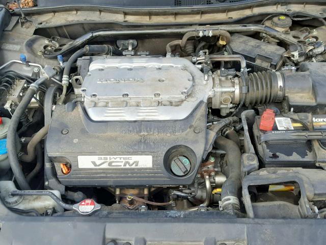 1HGCP36849A030943 - 2009 HONDA ACCORD EXL GRAY photo 7