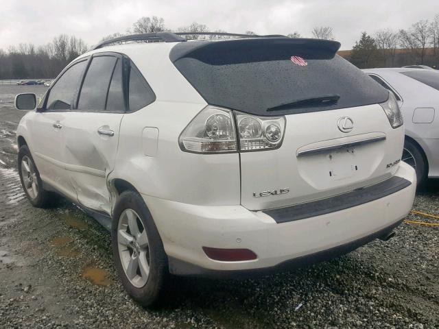 2T2GK31U58C054547 - 2008 LEXUS RX 350 WHITE photo 3