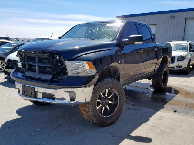 1C6RR7LM4ES317108 - 2014 RAM 1500 SLT BLACK photo 2