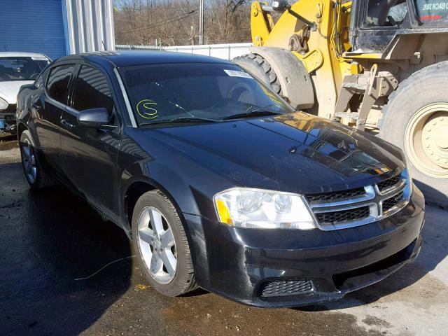 1B3BD1FB2BN559424 - 2011 DODGE AVENGER MA BLACK photo 1