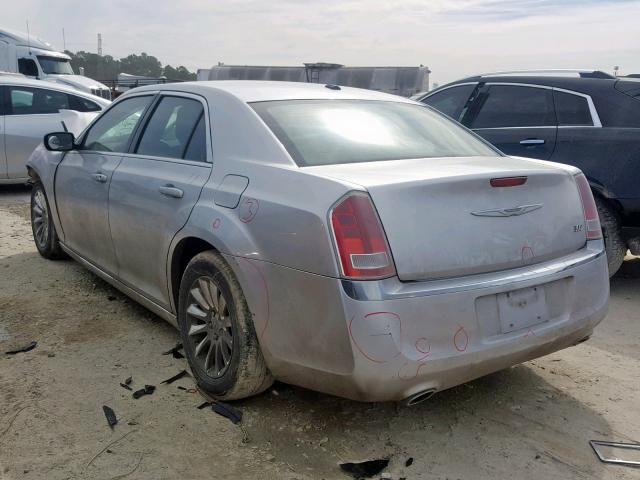 2C3CCAAG4CH117154 - 2012 CHRYSLER 300 SILVER photo 3