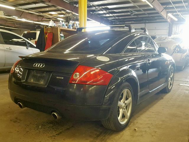 TRUWT28N421003323 - 2002 AUDI TT QUATTRO BLACK photo 4