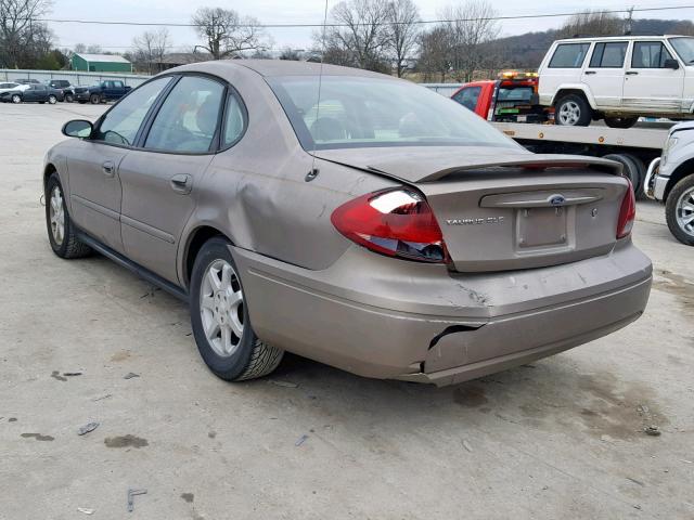 1FAFP56U05A294343 - 2005 FORD TAURUS SEL TAN photo 3