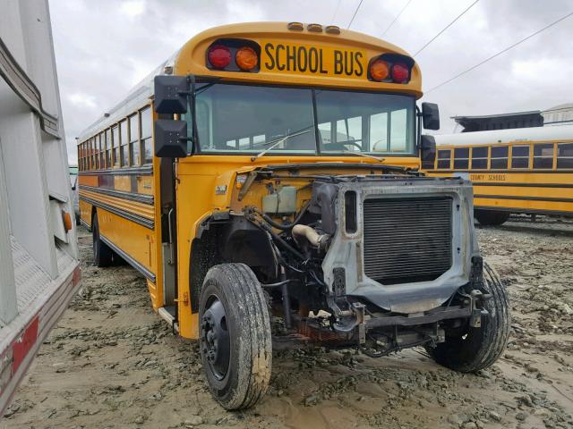 1F0XJ75C5PVA09261 - 1993 FORD BUS CHASSI YELLOW photo 1