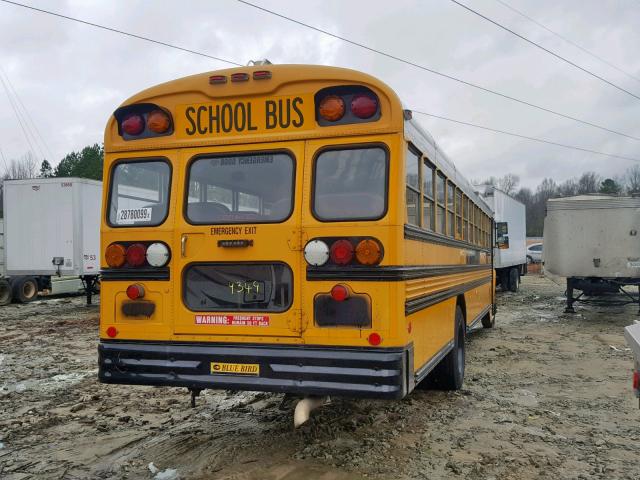 1F0XJ75C5PVA09261 - 1993 FORD BUS CHASSI YELLOW photo 4