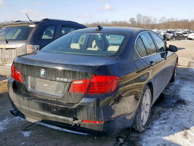 WBAXH5C53CDW09329 - 2012 BMW 528 XI BLACK photo 4