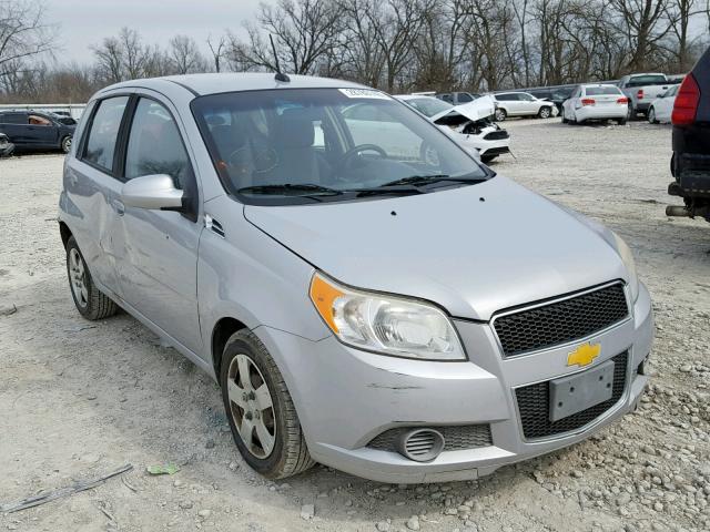 KL1TD6DEXAB090958 - 2010 CHEVROLET AVEO LS SILVER photo 1
