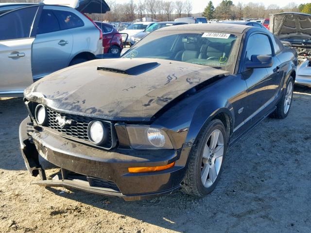 1ZVFT82H475270300 - 2007 FORD MUSTANG GT BLACK photo 2