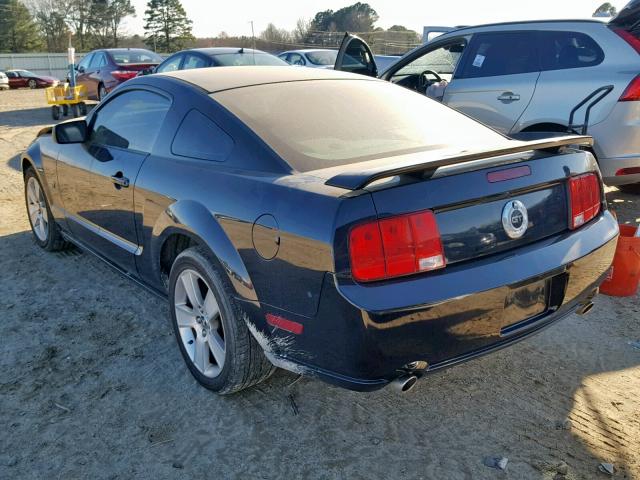 1ZVFT82H475270300 - 2007 FORD MUSTANG GT BLACK photo 3