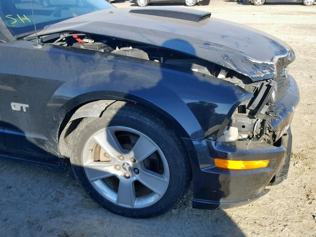 1ZVFT82H475270300 - 2007 FORD MUSTANG GT BLACK photo 9