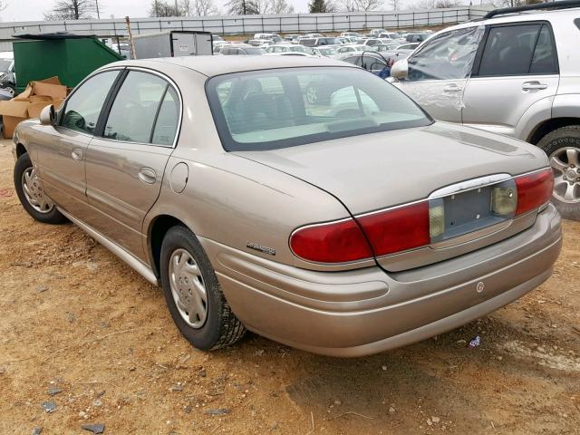 1G4HP54K12U104138 - 2002 BUICK LESABRE CU BEIGE photo 3