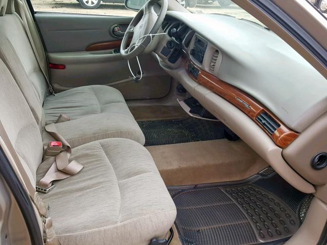 1G4HP54K12U104138 - 2002 BUICK LESABRE CU BEIGE photo 5