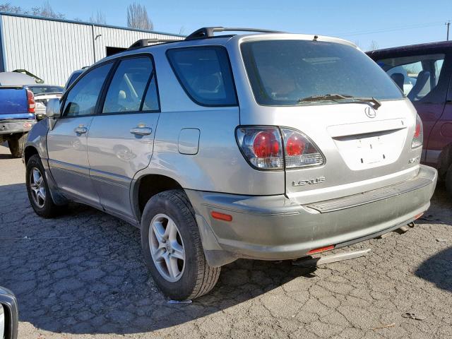 JTJGF10U410097756 - 2001 LEXUS RX 300 SILVER photo 3