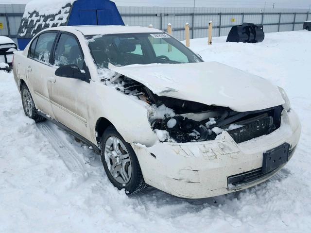 1G1ZS58N28F106479 - 2008 CHEVROLET MALIBU LS WHITE photo 1